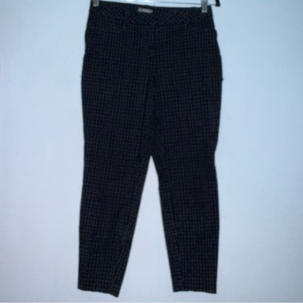 Maurices size 7/8 regular black white plaid pants